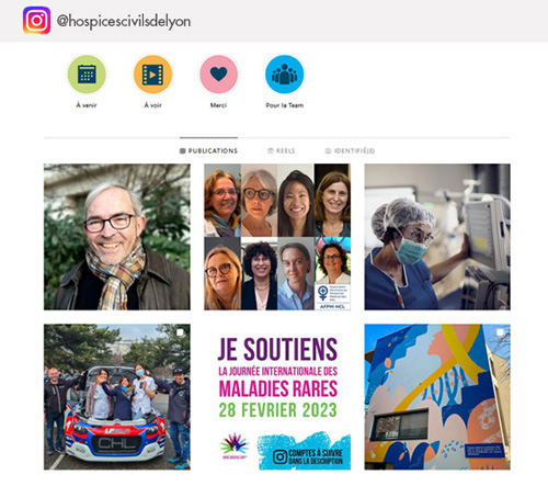 Les Hospices Civils de Lyon sur Instagram
